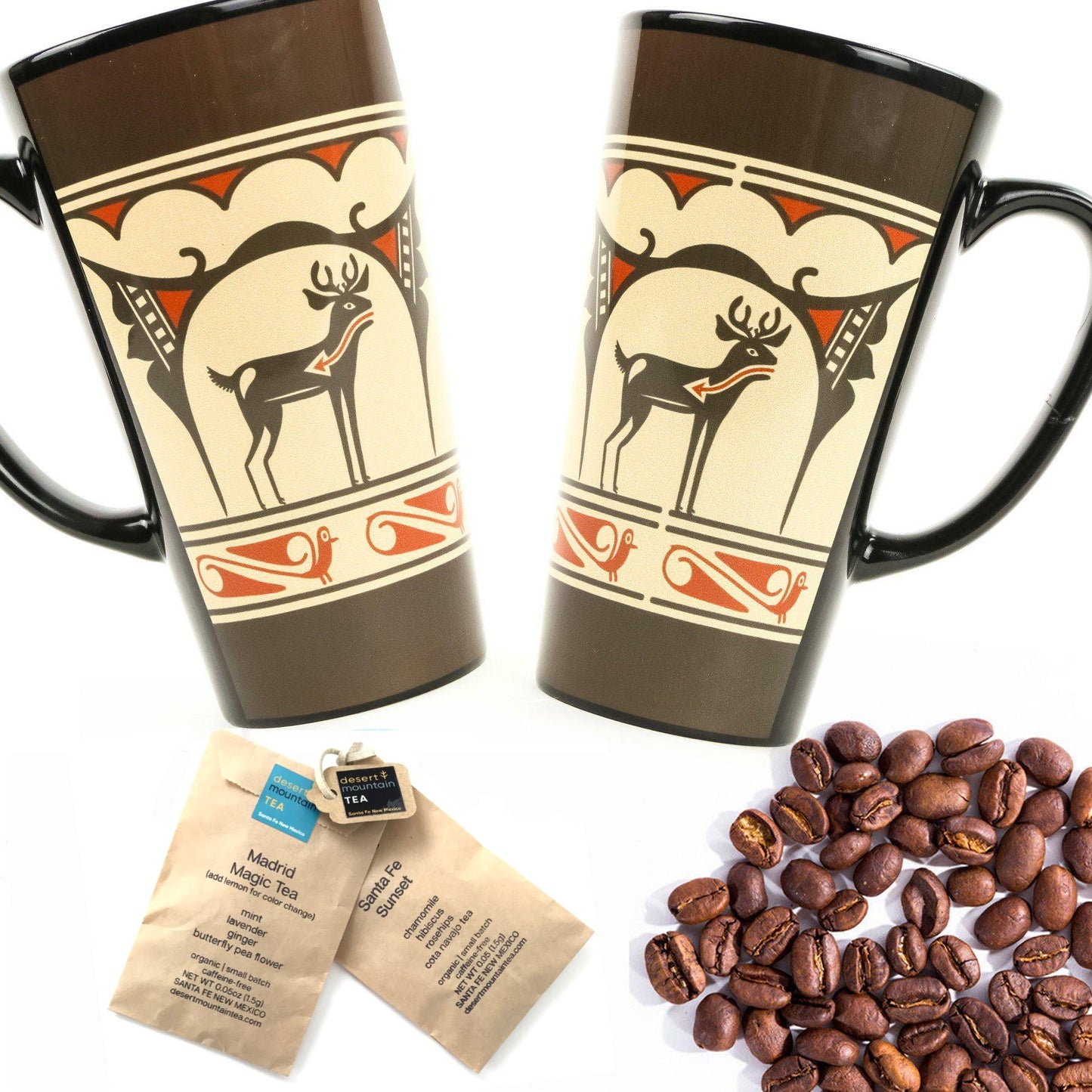 Carlos Laate Pueblo Morning Two Mug Gift Set-Indian Pueblo Store