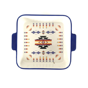 Native Design Square Ceramic Bakeware Dish-Indian Pueblo Store