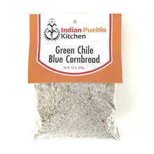 Load image into Gallery viewer, Green Chile Blue Cornbread Mix-Indian Pueblo Store
