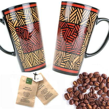 Hubert Candelario Pueblo Morning Two Mug Gift Set-Indian Pueblo Store