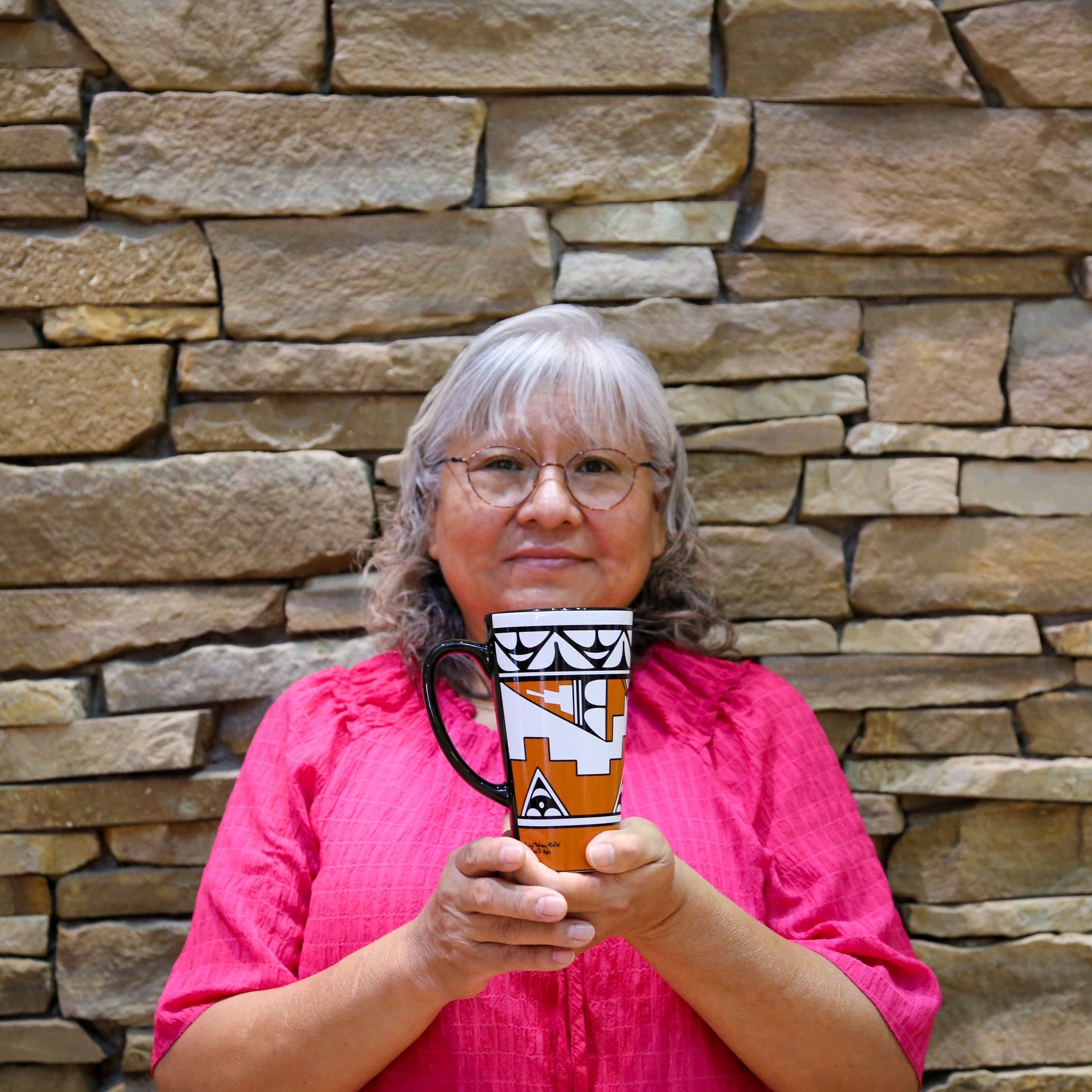 Rachel Medina Pueblo Morning Two Mug Gift Basket-Indian Pueblo Store