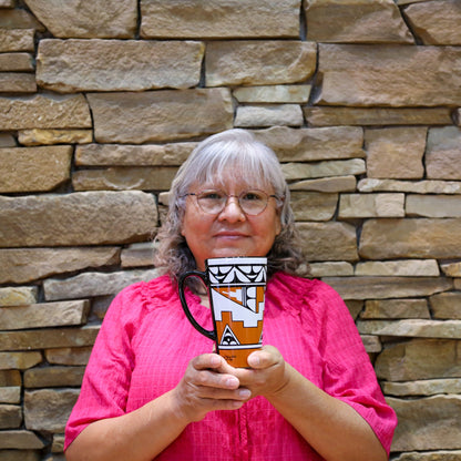 Rachel Medina Pueblo Morning Two Mug Gift Basket-Indian Pueblo Store