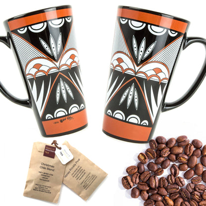Robin Teller Pueblo Morning Two Mug Gift Basket-Indian Pueblo Store