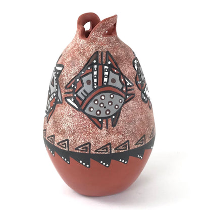 Felicia Fragua Curley Four Direction Vase-Indian Pueblo Store