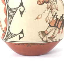 Load image into Gallery viewer, Elizabeth and Marcellus Medina Butterfly and Flute Dancer Bowl-Indian Pueblo Store

