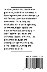 Conversational Navajo Dictionary: English to Navajo-Indian Pueblo Store
