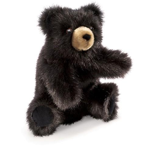 Baby Black Bear Hand Puppet-Indian Pueblo Store