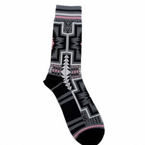 Ace USA Native American Geometric Design Socks - Shumakolowa Native Arts