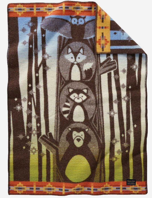 Pendleton Woodland Neighbors Crib Blanket-Indian Pueblo Store