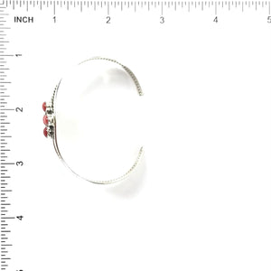 Apple Coral Cluster Bracelet-Indian Pueblo Store