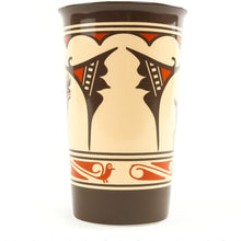 Load image into Gallery viewer, Carlos Laate Pueblo Pottery Ceramic Travel Mug - Shumakolowa Native Arts
