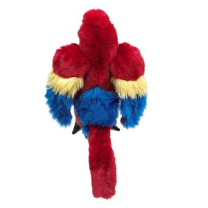 Scarlet Macaw Hand Puppet-Indian Pueblo Store