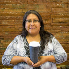 Load image into Gallery viewer, Frederica Antonio Pueblo Pottery Ceramic Travel Mug - Shumakolowa Native Arts
