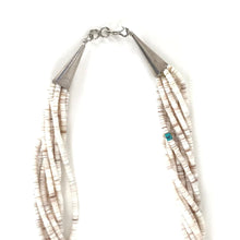Load image into Gallery viewer, Lita Atencio White Conch Shell Heishi Necklace-Indian Pueblo Store
