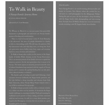 To Walk in Beauty: A Navajo Family‚Äôs Journey Home - Shumakolowa Native Arts