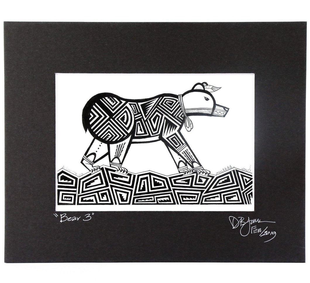 Dalton James Hopi Bear III Print - Shumakolowa Native Arts