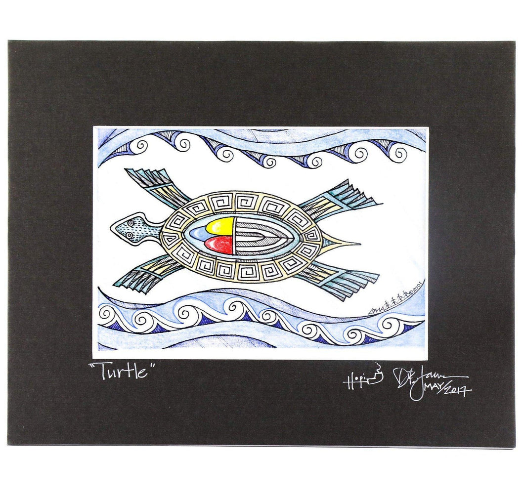 Dalton James Hopi Turtle Print - Shumakolowa Native Arts