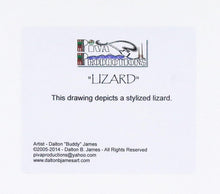 Load image into Gallery viewer, Dalton James Hopi Lizard I Print - Shumakolowa Native Arts
