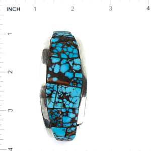 Michael "Nana Ping" Garcia Turquoise Bracelet - Shumakolowa Native Arts