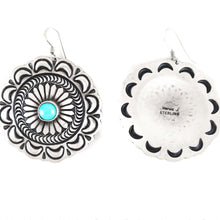 Load image into Gallery viewer, Harold Joe Navajo Stamp Concho Necklace - Shumakolowa Native Arts
