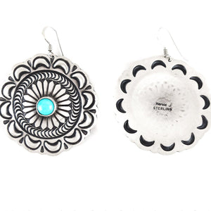 Harold Joe Navajo Stamp Concho Necklace - Shumakolowa Native Arts