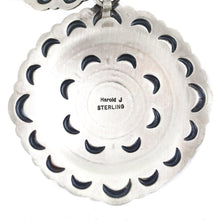 Load image into Gallery viewer, Harold Joe Navajo Stamp Concho Necklace - Shumakolowa Native Arts
