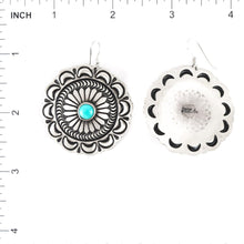 Load image into Gallery viewer, Harold Joe Navajo Stamp Concho Necklace - Shumakolowa Native Arts

