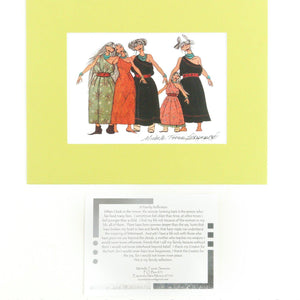 Michelle Tsosie Sisneros Small Family Reflection Print - Shumakolowa Native Arts