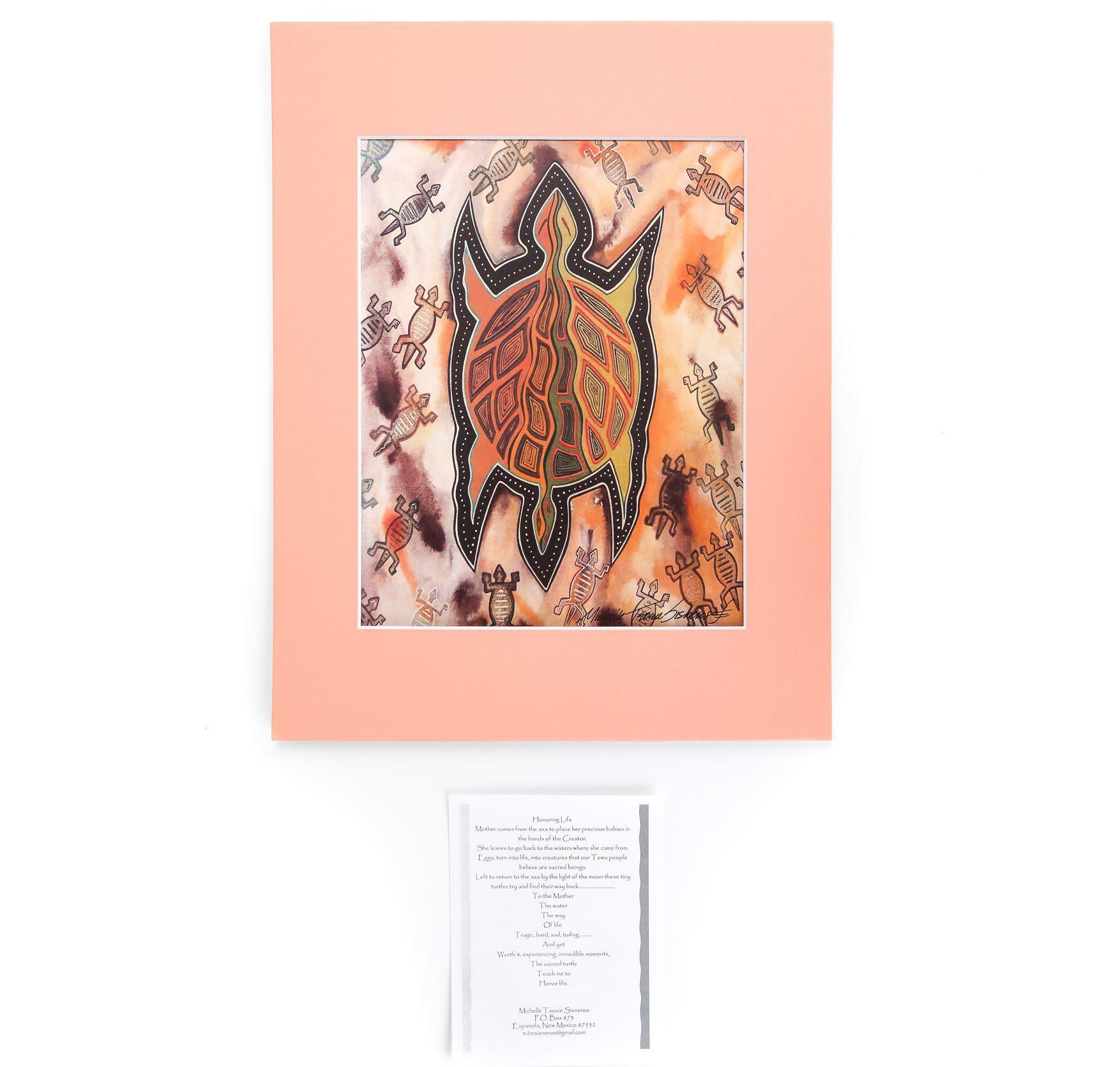 Michelle Tsosie Sisneros "Honoring Life" Print-Indian Pueblo Store