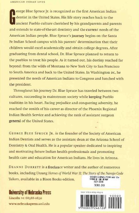 Searching For My Destiny-Back Cover_Indian Pueblo Store