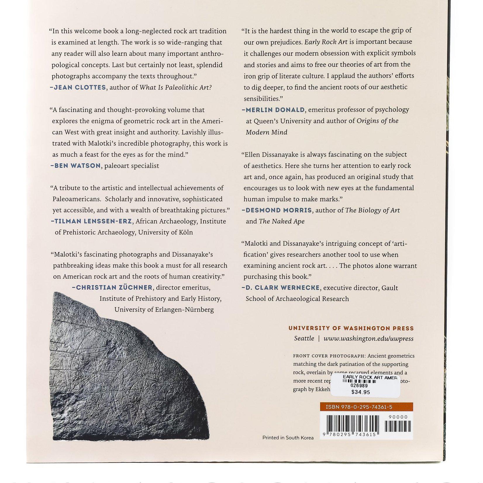 Early Rock Art of the American West - Shumakolowa Native Arts