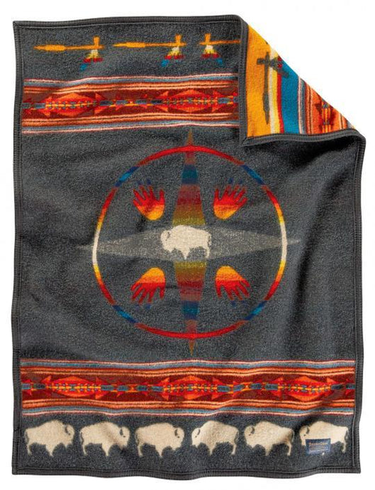 Big Medicine Crib Blanket-Indian Pueblo Store