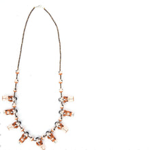 Load image into Gallery viewer, Angelina Bailon Santo Domingo Standing Storyteller Necklace &amp; Earring Set - Shumakolowa Native Arts
