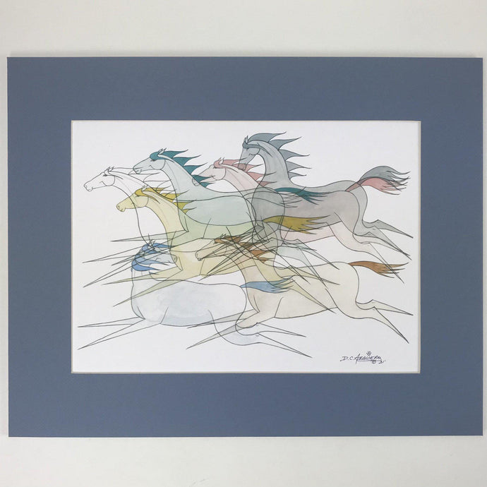 Dominic Arquero Large Matted Print-Indian Pueblo Store