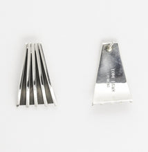 Load image into Gallery viewer, Tom Hawk Sterling Silver Channel Drop Earrings - Shumakolowa Native Arts
