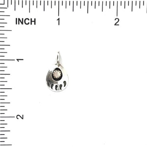 Mother Of Pearl Small Bear Claw Pendant-Indian Pueblo Store