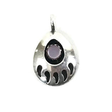 Load image into Gallery viewer, Pink Mother of Pearl Bear Claw Pendant-Indian Pueblo Store

