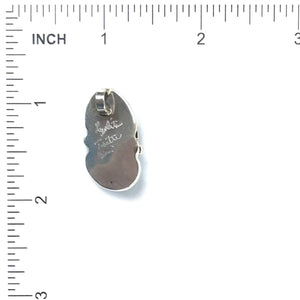 Lyolita Tsatte Turquoise Leaf Pendant-Indian Pueblo Store