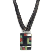 Load image into Gallery viewer, Joe and Marilyn Pacheco Mosaic Pendant Necklace-Indian Pueblo Store
