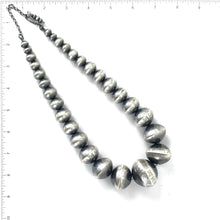 Load image into Gallery viewer, Virginia Tso Sterling Silver Graduated Bead Necklace Set-Indian Pueblo Store
