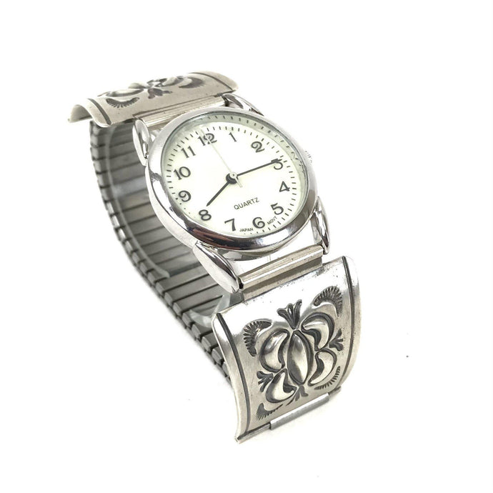 Antiqued Stamped Watch-Indian Pueblo Store