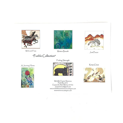 Michelle Tsosie Sisneros Pueblo Collection Card Set-Indian Pueblo Store