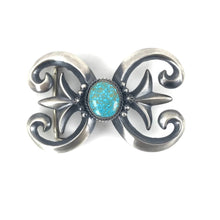Load image into Gallery viewer, Harrison Bitsue Turquoise Sandcast Buckle-Indian Pueblo Store
