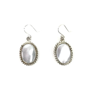 John Aguilar Mother of Pearl Necklace and Earring Set-Indian Pueblo Store