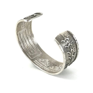 Cordell Pajarito Tufa Cast Royston Butterfly Bracelet-Indian Pueblo Store