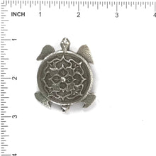 Load image into Gallery viewer, Tristan Noah Pajarito Tufa Cast Turtle Pin/Pendant-Indian Pueblo Store
