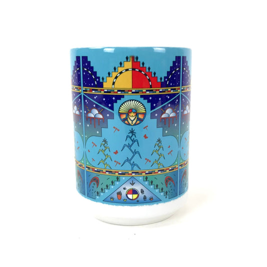 George Toya Pueblo Prayer Mug-Indian Pueblo Store