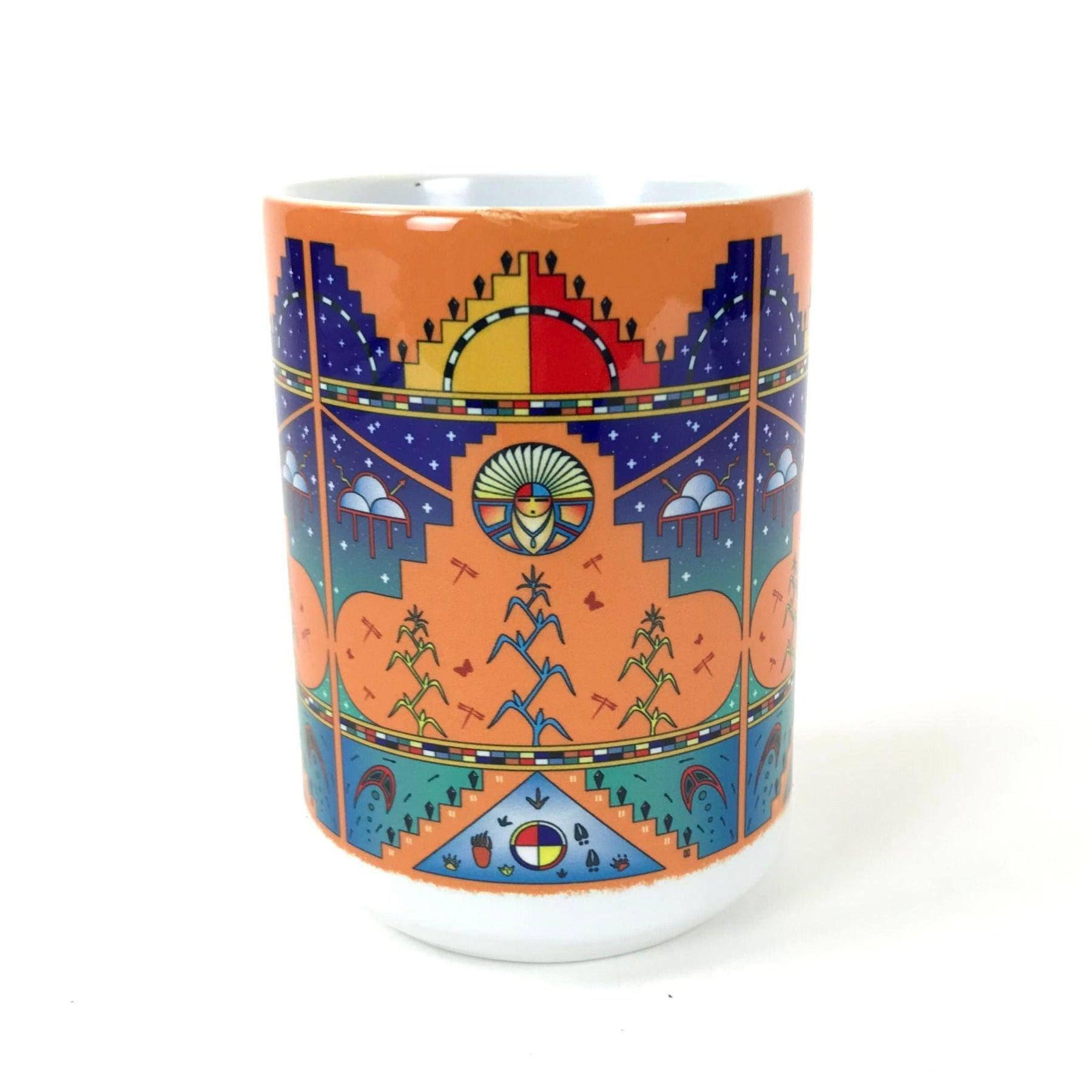 George Toya Pueblo Prayer Mug-Indian Pueblo Store