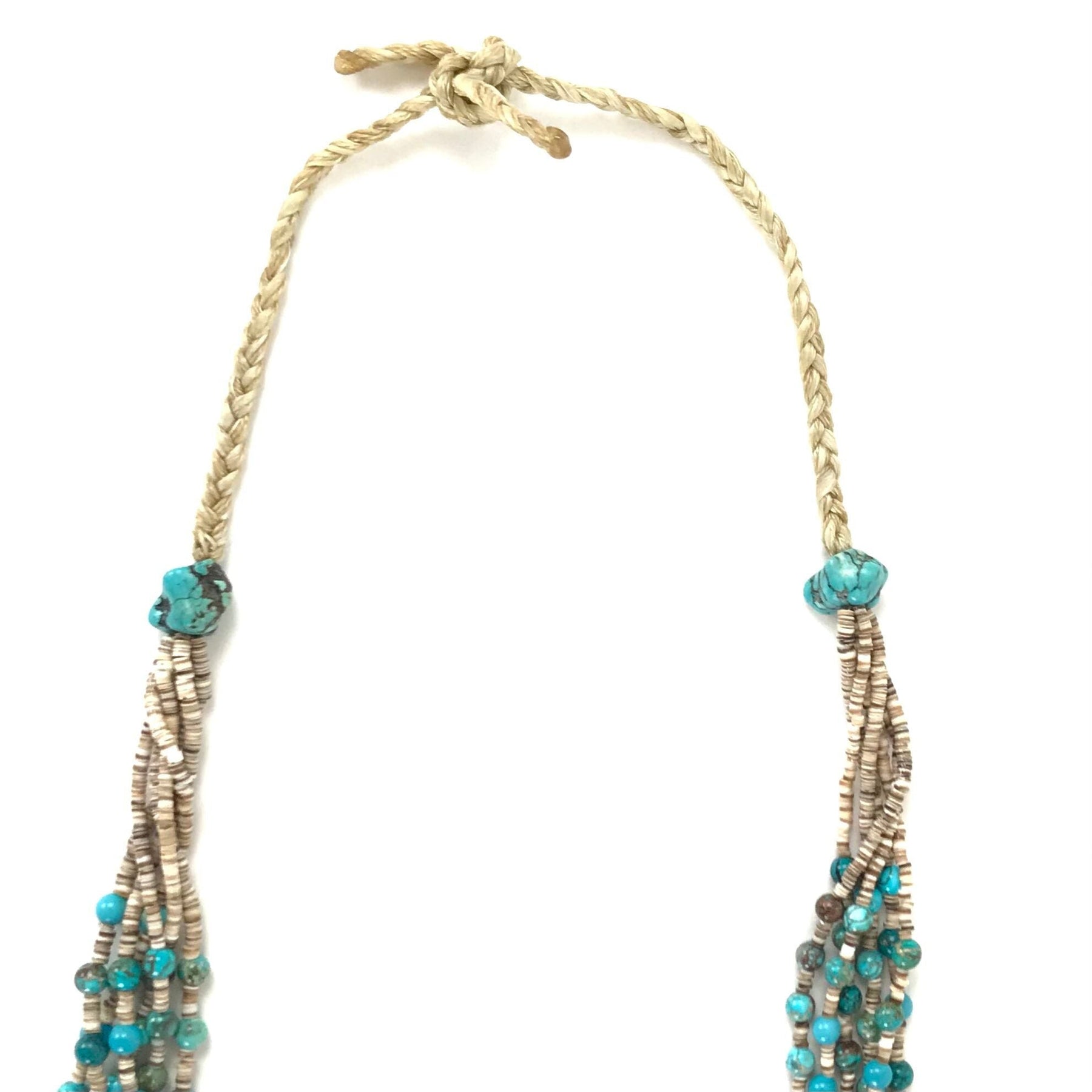 Irene Franklin Willeto Six Strand Chinese Turquoise Necklace