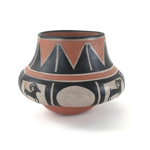 Robert Tenorio Ram Bowl-Indian Pueblo Store